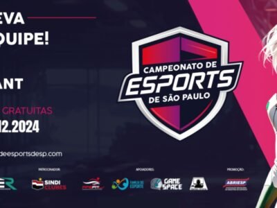 Estão abertas as inscrições gratuitas para o Campeonato de eSports de São Paulo