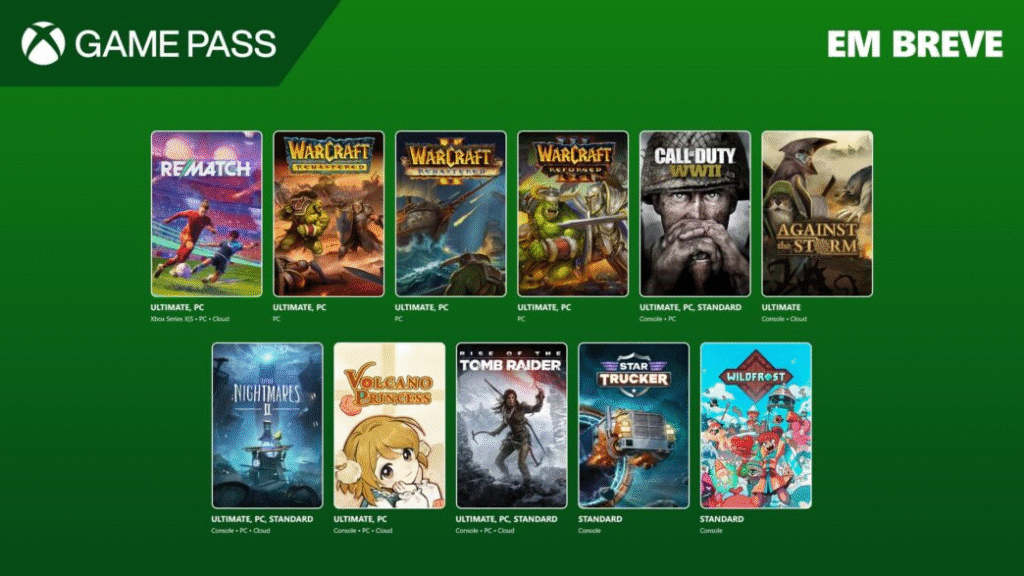 novos jogos Game Pass