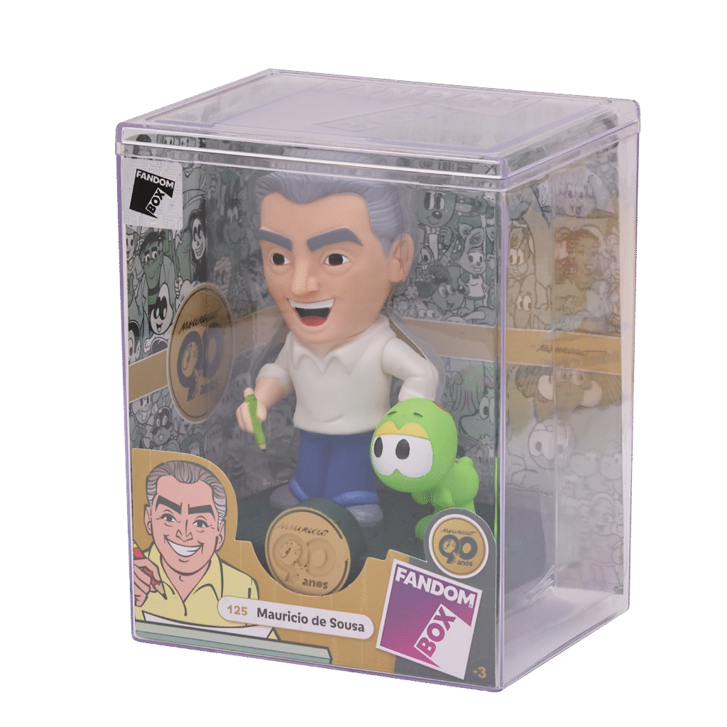 Fandom Box e MSP Estúdios anunciam colecionável de Mauricio de Sousa para celebração de 90 anos do cartunista